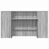 vidaXL Empfangstheke Grau Sonoma 180x50x103,5 cm Holzwerkstoff