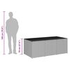 vidaXL Gartenbox Poly Rattan 180x90x70 cm Braun