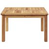vidaXL Couchtisch Braun 60 x 60 x 36 cm Teak-Massivholz