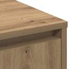 vidaXL LED-Sideboard Artisan-Eiche 90 x 32 x 75 cm Holzwerkstoff