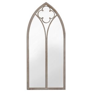 vidaXL Spiegel Sandfarben 100x45 cm Eisen f&uuml;r den Innenbereich