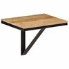 vidaXL Wandregal 40x30x32 cm Massivholz Mango und Eisen