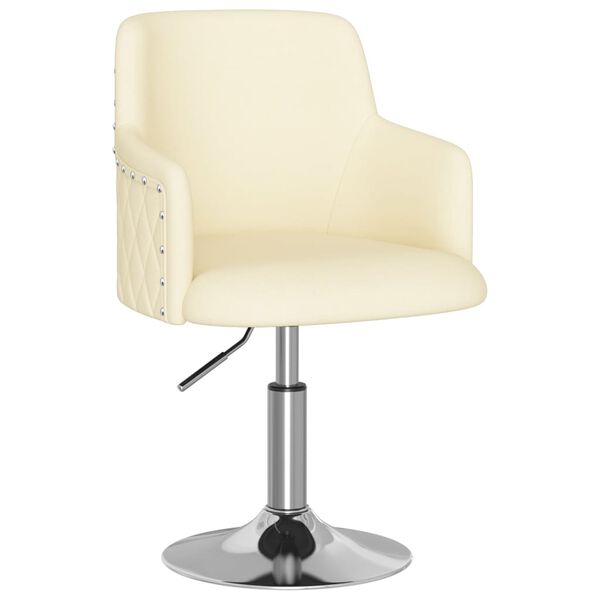 vidaXL Barhocker Creme Stoff