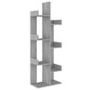 vidaXL B&uuml;cherschrank 48x25,5x140 cm Grau Sonoma Holzwerkstoff