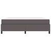 vidaXL Bettrahmen mit Matratze Grau 180 x 200 cm Stoff