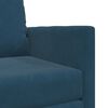 vidaXL Schlafsofa Blau 74 x 77 x 81 cm Samt