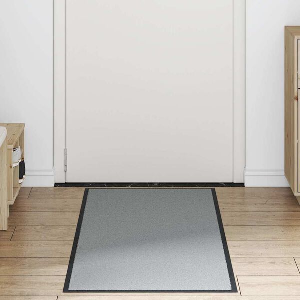 vidaXL Fu&szlig;matte Grau 60x150 cm