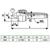 vidaXL Zentrierspitze MT2