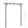 vidaXL Garten-Pergola Grau 200x40x205 cm Impr&auml;gniertes Kiefernholz