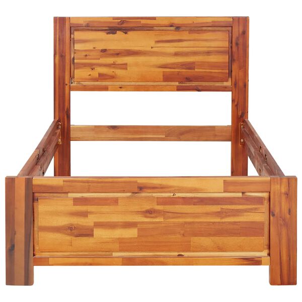 vidaXL Massivholzbett Akazie 90x200 cm