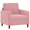 vidaXL Sessel Rosa 60 cm Samt