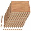 vidaXL Fu&szlig;matten 40 pcs Holz 14,4 m&sup2; EVA-Schaum