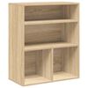 vidaXL B&uuml;cherregal Sonoma-Eiche 60x30x71,5 cm Holzwerkstoff