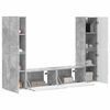 vidaXL TV-Schrankset 6 pcs Beton Grau Holzwerkstoff