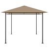 vidaXL Pavillon 384x281x270 cm Taupe 180 g/m²