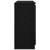 vidaXL Sideboard mit Schubladen Schwarz Eichen-Optik 100,5x35x76 cm