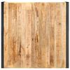 vidaXL Couchtisch 120x120x40 cm Raues Mangoholz