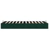 vidaXL Ottoman-Bett ohne Matratze Dunkelgr&uuml;n 80x200 cm Samt
