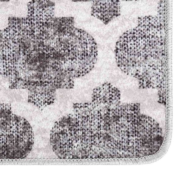 vidaXL Teppich Waschbar 80x300 cm Mehrfarbig Rutschfest