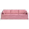 vidaXL Sofa Rosa 228 x 78 x 80 cm Samt