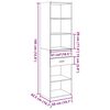 vidaXL Highboard R&auml;uchereiche 50x42,5x185 cm Holzwerkstoff