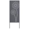 vidaXL Garten Sichtschutz-Leinwand Anthrazit 50 x 140 cm