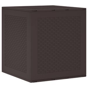 vidaXL Aufbewahrungsbox Braun 55 x 53 x 57 cm Polypropylen
