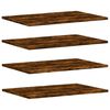 vidaXL Wandregale 4 Stk. R&auml;uchereiche 60x40x1,5 cm Holzwerkstoff