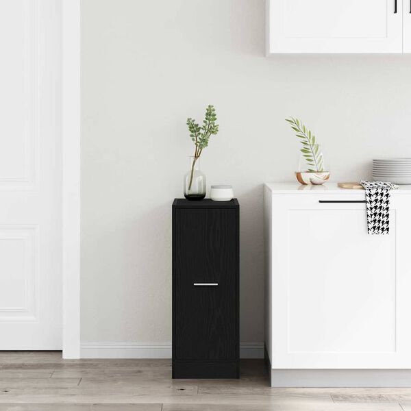 vidaXL Apothekerschrank Schwarze Eiche 30 x 41 x 77,5 cm Holzwerkstoff