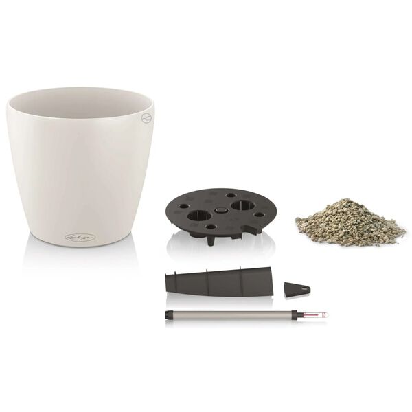 LECHUZA Pflanzgefäß Classico Color 35 ALL-IN-ONE Weiß 13210