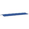 vidaXL Gartenbank-Auflagen 2 Stk. Blau 200x50x7 cm Oxford-Gewebe