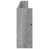 vidaXL Magazinregal Graues Sonoma 100 x 12 x 30 cm Holzwerkstoff