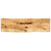 vidaXL Tischplatte 100x20x3,8 cm Baumkante Massivholz Raues Mangoholz