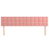 vidaXL Kopfteile 2 Stk. Rosa 90x5x78/88 cm Samt