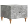 vidaXL Couchtisch Betongrau 49 x 50 x 40 cm Holzwerkstoff
