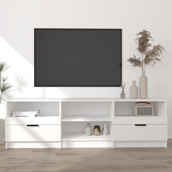 vidaXL TV-Schrank Weiß 150x33,5x45 cm Holzwerkstoff