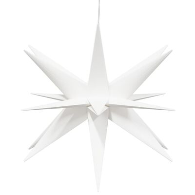 vidaXL LED-Weihnachtssterne 3 Stk. Faltbar Weiß