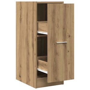 vidaXL Apothekerschrank Artisan-Eiche 30x41x77,5 cm Holzwerkstoff