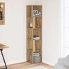 vidaXL Eckregal Artisan-Eiche 33x33x165 cm Holzwerkstoff