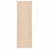 vidaXL Teppich ZIZUR Beige 80x250 cm Jute-Optik Indoor und Outdoor