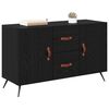 vidaXL Sideboard Schwarz Eichen-Optik 100 x 36 x 60 cm Holzwerkstoff