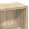 vidaXL CD-Regale 2 Stk. Sonoma-Eiche 21x16x93,5 cm Holzwerkstoff