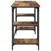 vidaXL Schreibtisch mit Regal Altholz 140 x 50 x 75 cm Holzwerkstoff