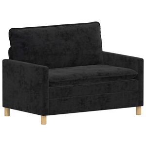 vidaXL Sofa Schwarz 126 x 81 x 87,5 cm Polyester