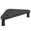 vidaXL Eck-Monitorst&auml;nder Schwarz 49x28x10,5 cm