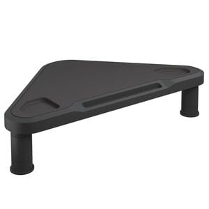 vidaXL Eck-Monitorst&auml;nder Schwarz 49x28x10,5 cm