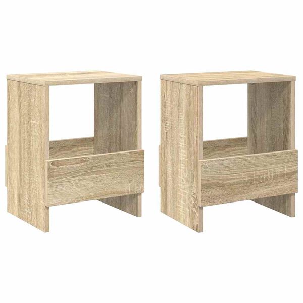 vidaXL Magazinregal 2 pcs Sonoma-Eiche 35 x 30 x 45 cm