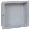 vidaXL Duschnische Mattgrau 41x36x10 cm