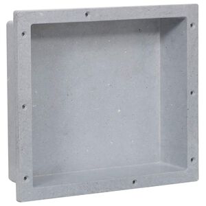 vidaXL Duschnische Mattgrau 41x36x10 cm