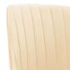 vidaXL Esszimmerst&uuml;hle 4 Stk. Drehbar Creme Samt